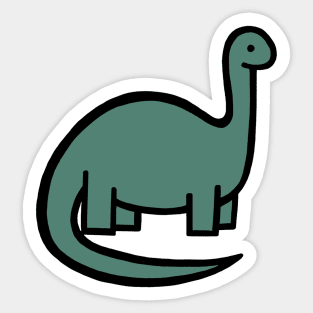 Sage Green Dinosaur Sticker